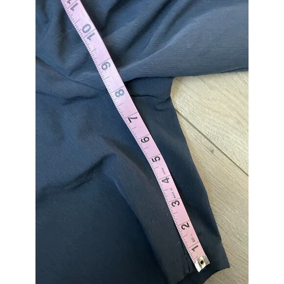 Zara Men's Navy Blue Drawstring Casual Tailored Pockets Shorts Size M - Picture 2 of 8